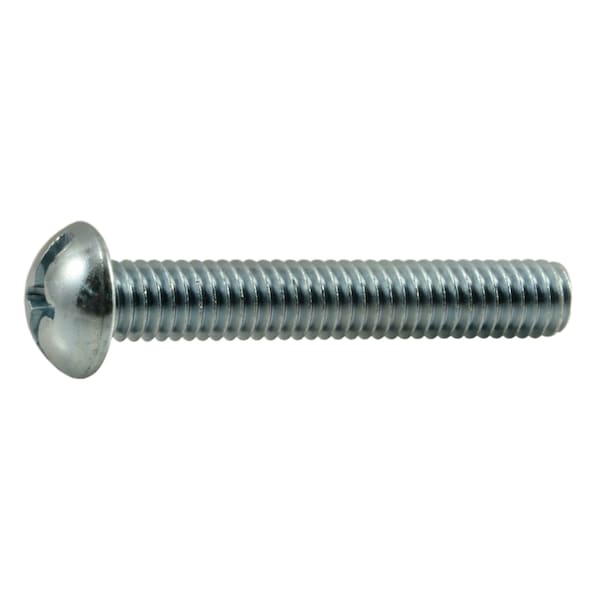 Midwest Fastener 5/16"-18 x 2 in Combination Phillips/Slotted Round Machine Screw, Zinc Plated Steel, 25 PK 54781 - main